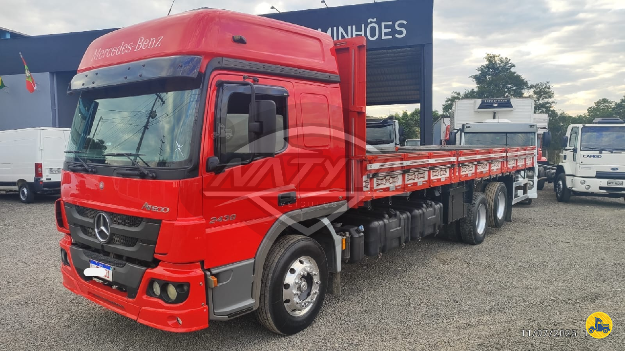 CAMINHAO MERCEDES-BENZ MB 2430 Carga Seca Truck 6x2 Natyva Caminhões ORLEANS SANTA CATARINA SC